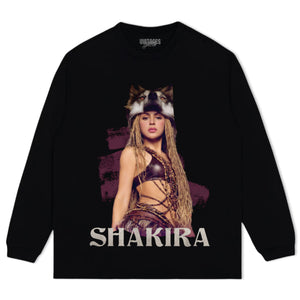 SHAKIRA - LA LOBA (GLITTER) TANK TOP & TEE & LONG SLEEVE & LAYERED LS & HOODIE