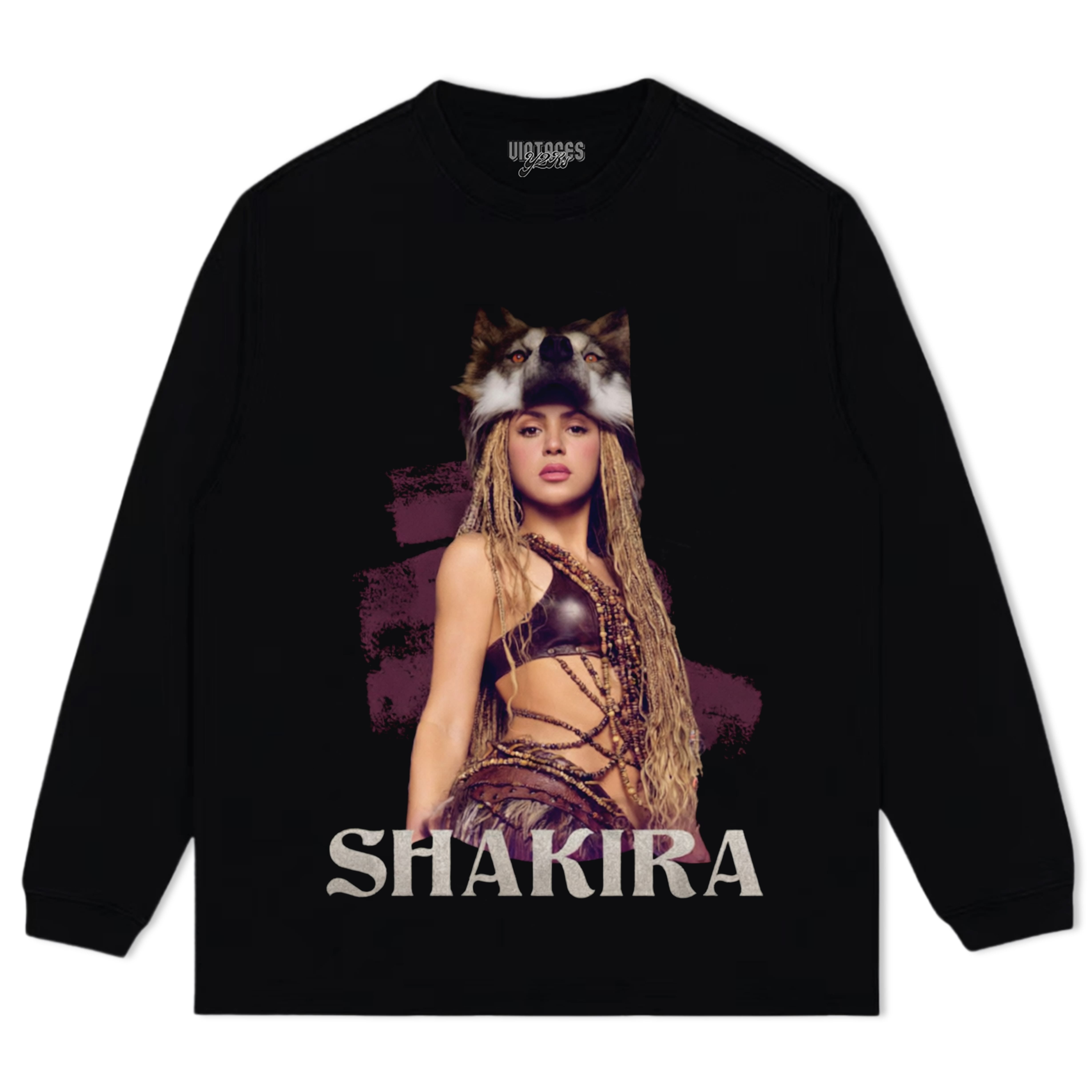 SHAKIRA - LA LOBA (GLITTER) TANK TOP & TEE & LONG SLEEVE & LAYERED LS & HOODIE
