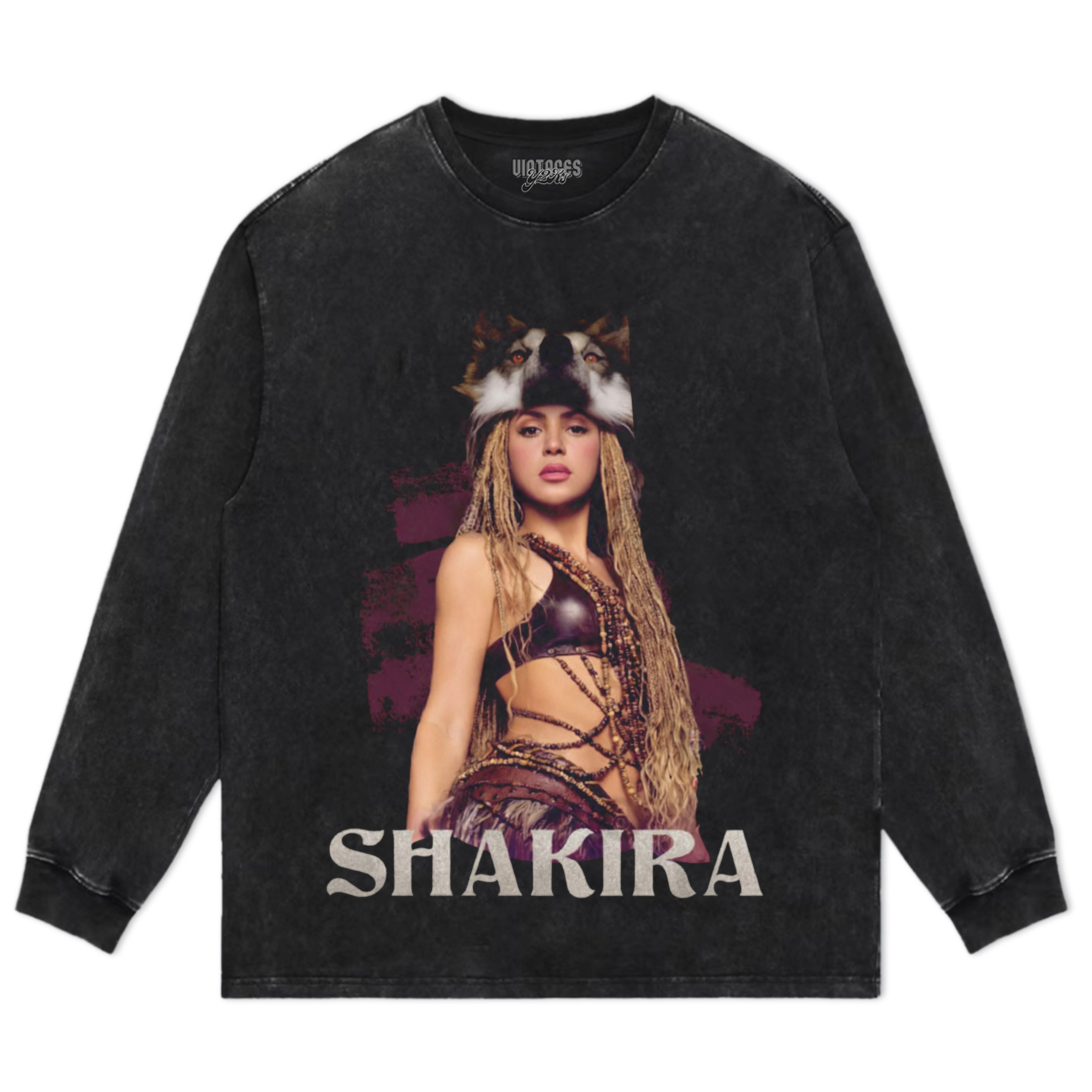 SHAKIRA - LA LOBA (GLITTER) TANK TOP & TEE & LONG SLEEVE & LAYERED LS & HOODIE