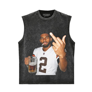 SHEDEUR SANDERS - MIDDLE FINGER V2 TANK TOP & TEE & LONG SLEEVE & LAYERED LS & HOODIE