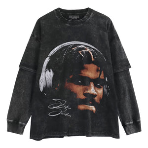 SHEDEUR SANDERS BIG FACE SIGNATURE TANK TOP & TEE & LONG SLEEVE & LAYERED LS & HOODIE