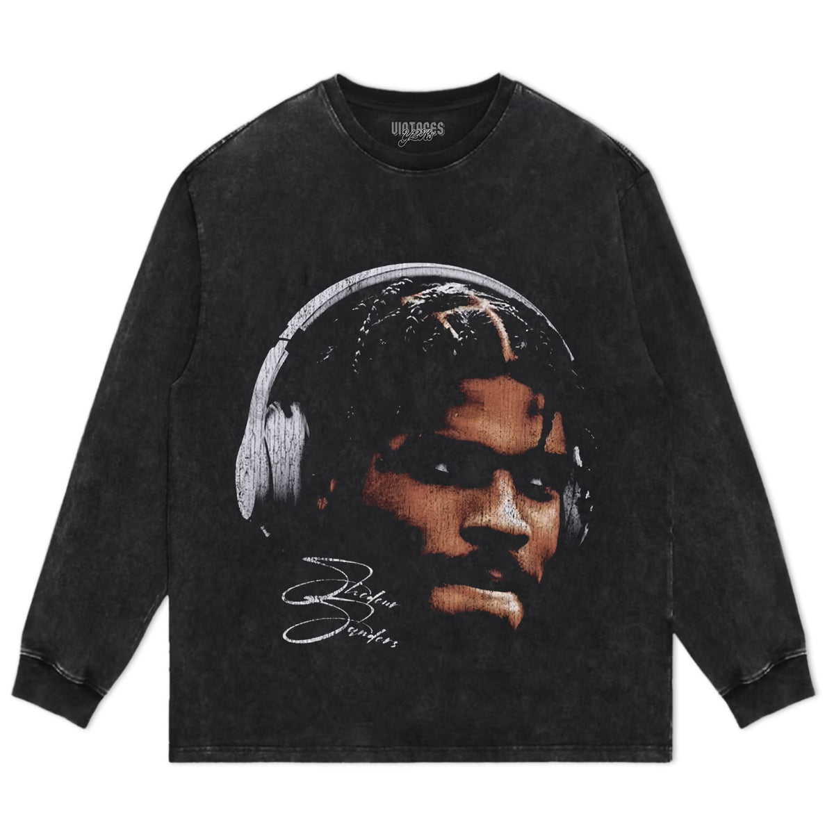 SHEDEUR SANDERS BIG FACE SIGNATURE TANK TOP & TEE & LONG SLEEVE & LAYERED LS & HOODIE