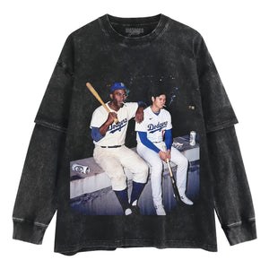 SHOHEI OHTANI & JACKIE ROBINSON TANK TOP & TEE & LONG SLEEVE & LAYERED LS & HOODIE