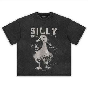SILLY GOOSE CROP TEE & LS & HOODIE