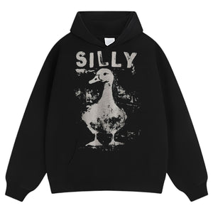 SILLY GOOSE CROP TEE & LS & HOODIE