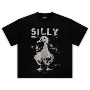 SILLY GOOSE CROP TEE & LS & HOODIE