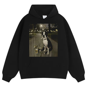 SMOKING DOG CIGARETTE GEN Z DOG TANK TOP & TEE & LONG SLEEVE & LAYERED LS & HOODIE