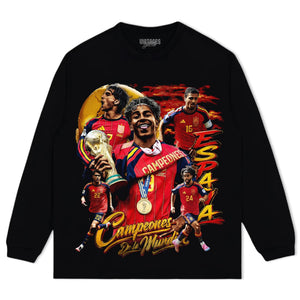 SPAIN - WC '26 CHAMPS V3 TANK TOP & TEE & LONG SLEEVE & LAYERED LS & HOODIE