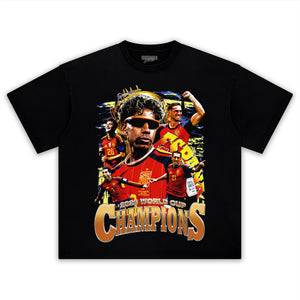SPAIN - WC '26 CHAMPS V8 TANK TOP & TEE & LONG SLEEVE & LAYERED LS & HOODIE