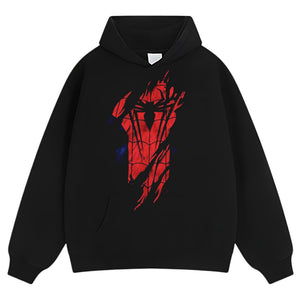 SPIDER-MAN - DAMAGED BATTLE SUIT TANK TOP & TEE & LONG SLEEVE & LAYERED LS & HOODIE