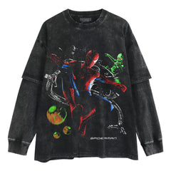 SPIDER-MAN VINTAGE LAYERED LONG SLEEVE