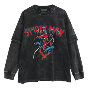 SPIDER-MAN - WEBSLINGER TANK TOP & TEE & LONG SLEEVE & LAYERED LS & HOODIE