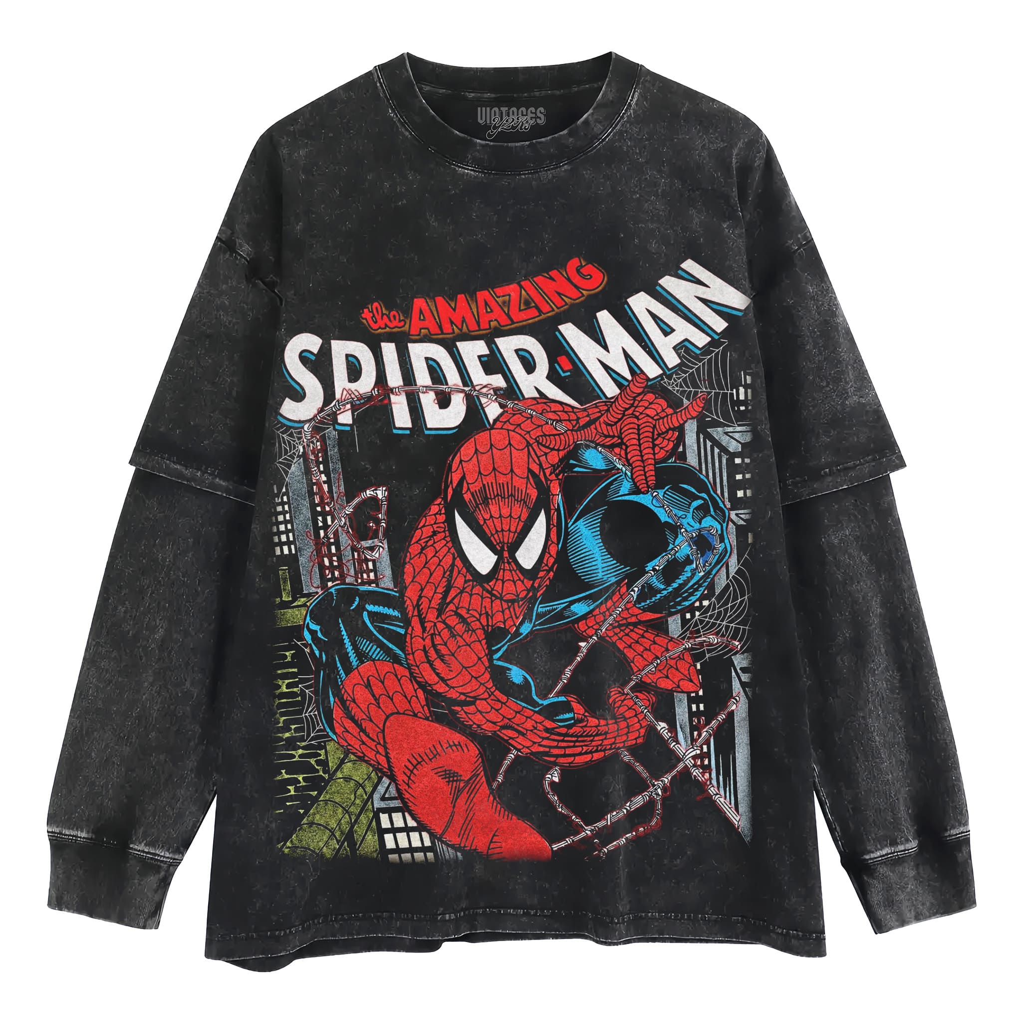 SPIDER-MAN 2026 VINTAGE TANK TOP & TEE & LONG SLEEVE & LAYERED LS & HOODIE