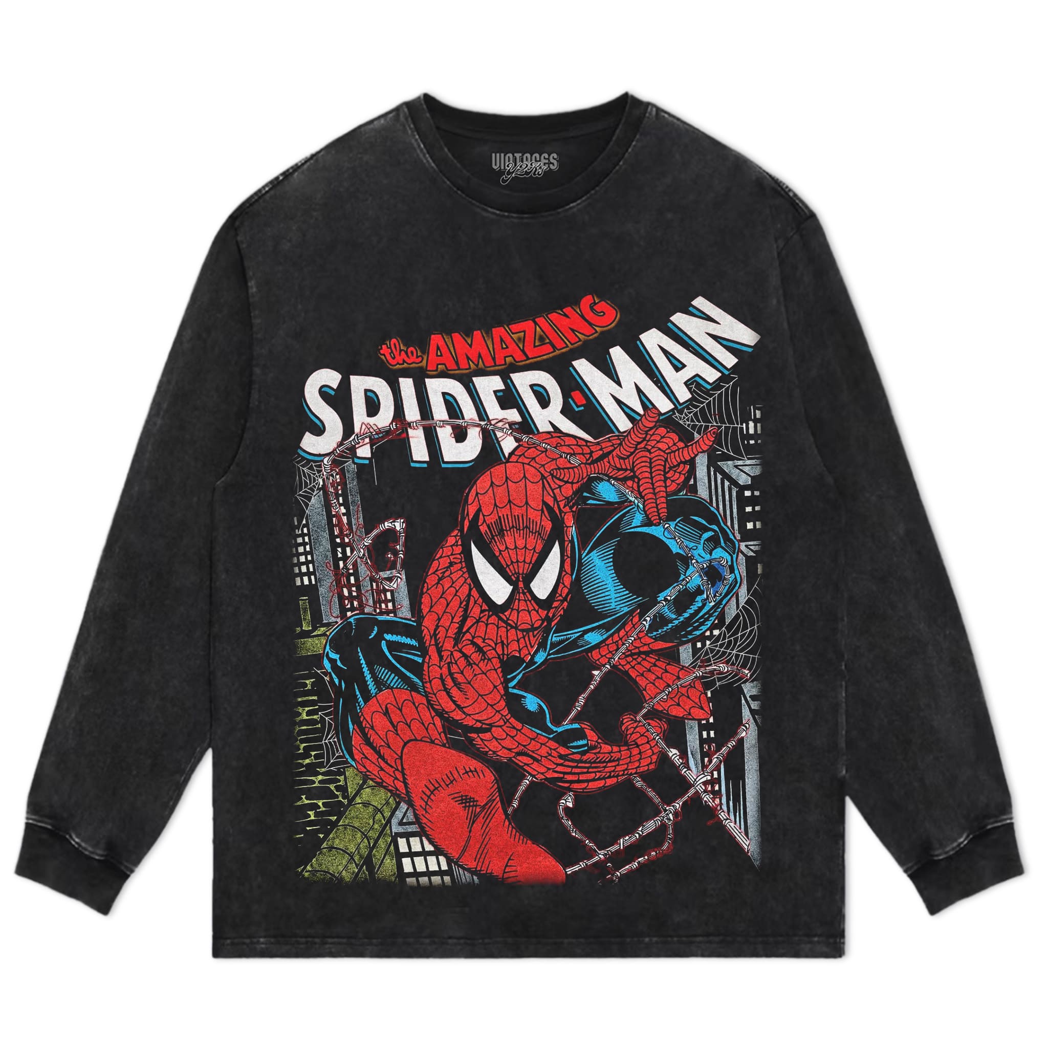 SPIDER-MAN 2026 VINTAGE TANK TOP & TEE & LONG SLEEVE & LAYERED LS & HOODIE