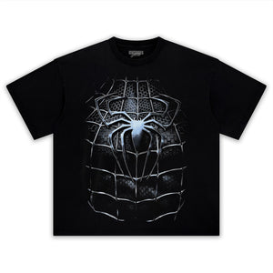 SPIDER-MAN SYMBIOTE BLACK TANK TOP & TEE & LONG SLEEVE & LAYERED LS & HOODIE