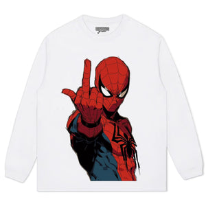 SPIDERMAN - MIDDLE FINGER TEE & LONG SLEEVE