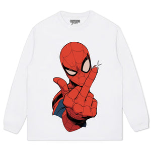 SPIDERMAN - MIDDLE FINGER V2 TEE & LONG SLEEVE
