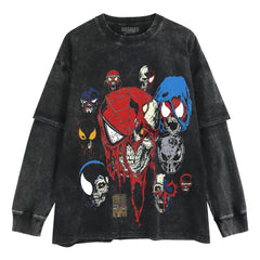 SPIDER MAN - SINISTER SOULS V2 LAYERED LONG SLEEVE