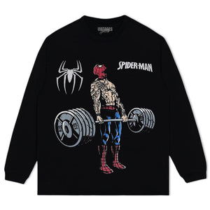 SPIDER MAN GYM-WORKOUT TEE & LS & HOODIE