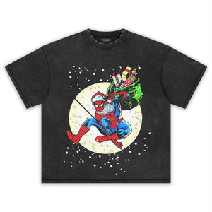 SPIDEY-CLAUS TEE & LS & HOODIE