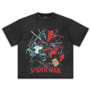SPIDEY & PUNISHER TANK TOP & TEE & LONG SLEEVE & LAYERED LS & HOODIE