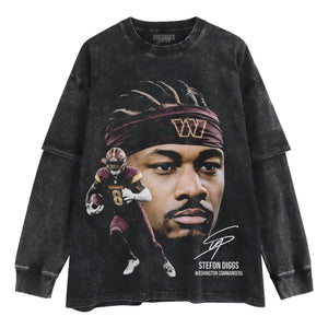 STEFON DIGGS - COMMANDERS TANK TOP & TEE & LONG SLEEVE & LAYERED LS & HOODIE