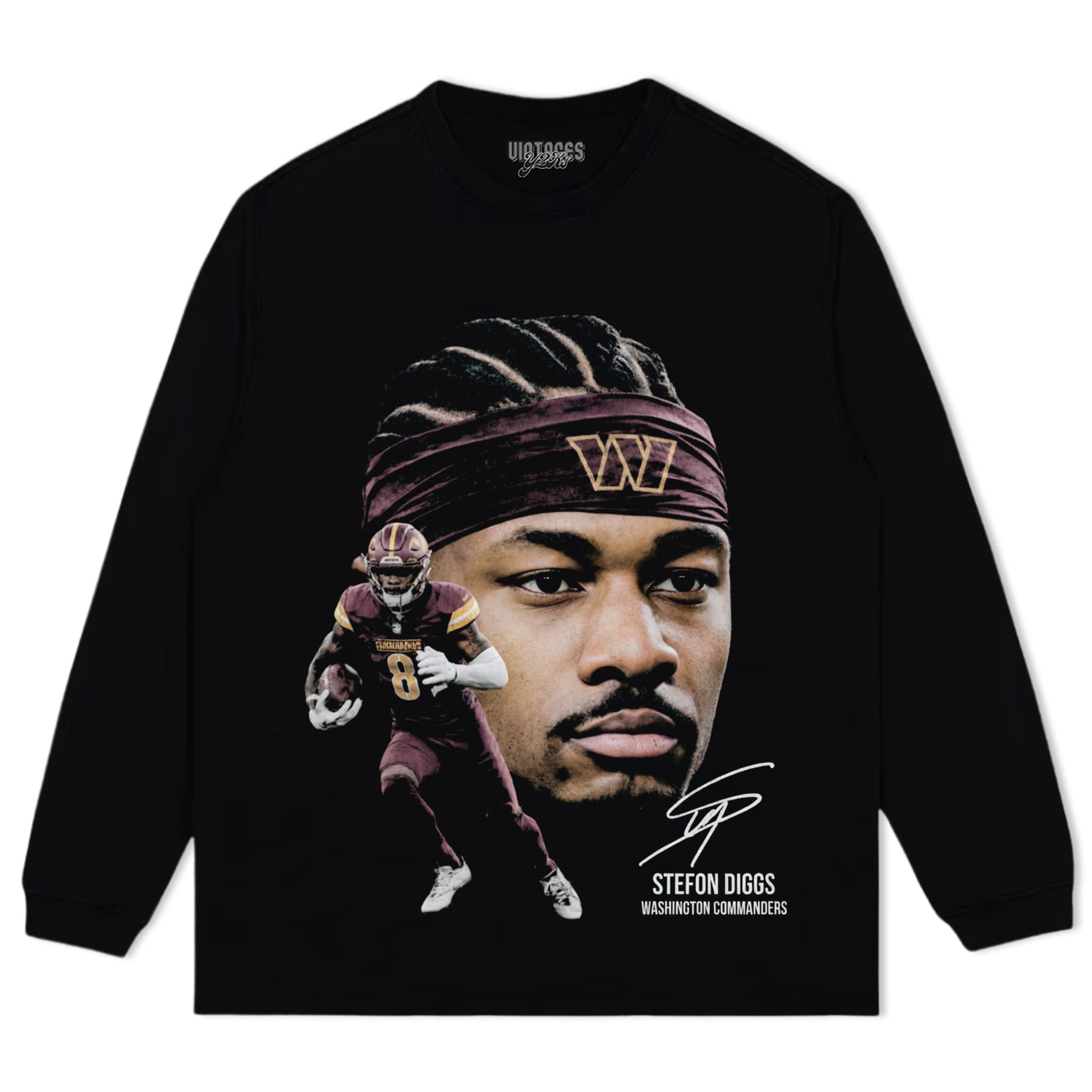 STEFON DIGGS - COMMANDERS TANK TOP & TEE & LONG SLEEVE & LAYERED LS & HOODIE