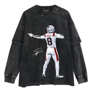STEFON DIGGS – SIGNATURE POSE TANK TOP & TEE & LONG SLEEVE & LAYERED LS & HOODIE