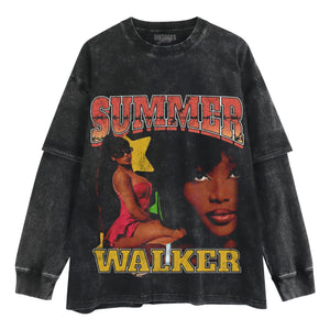 SUMMER WALKER - VINTAGE V3 TANK TOP & TEE & LONG SLEEVE & LAYERED LS & HOODIE