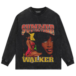 SUMMER WALKER - VINTAGE V3 TANK TOP & TEE & LONG SLEEVE & LAYERED LS & HOODIE