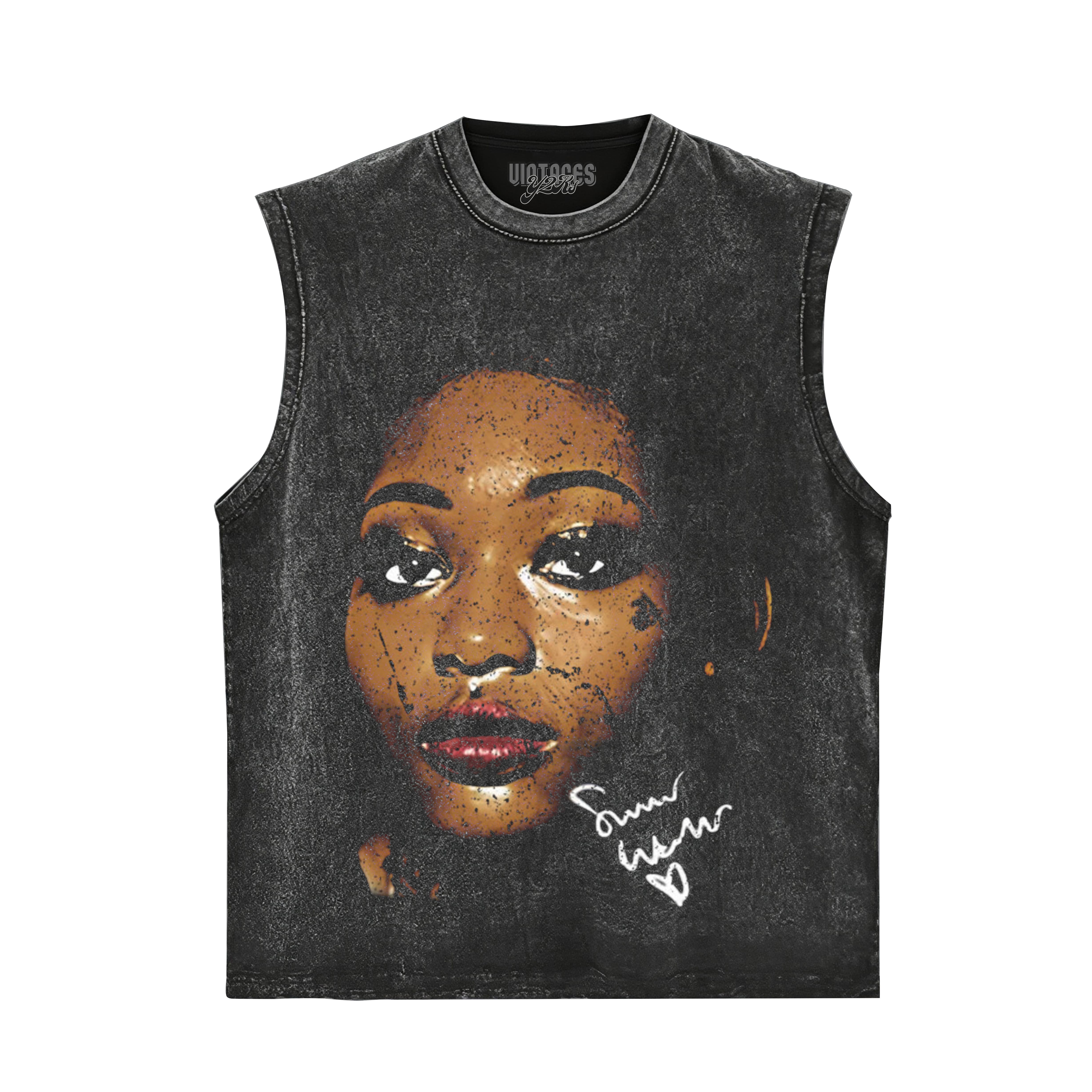 SUMMER WALKER BIG FACE TANK TOP & TEE & LONG SLEEVE & LAYERED LS & HOODIE