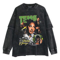 TEMS GRAPHIC LAYERED LONG SLEEVE