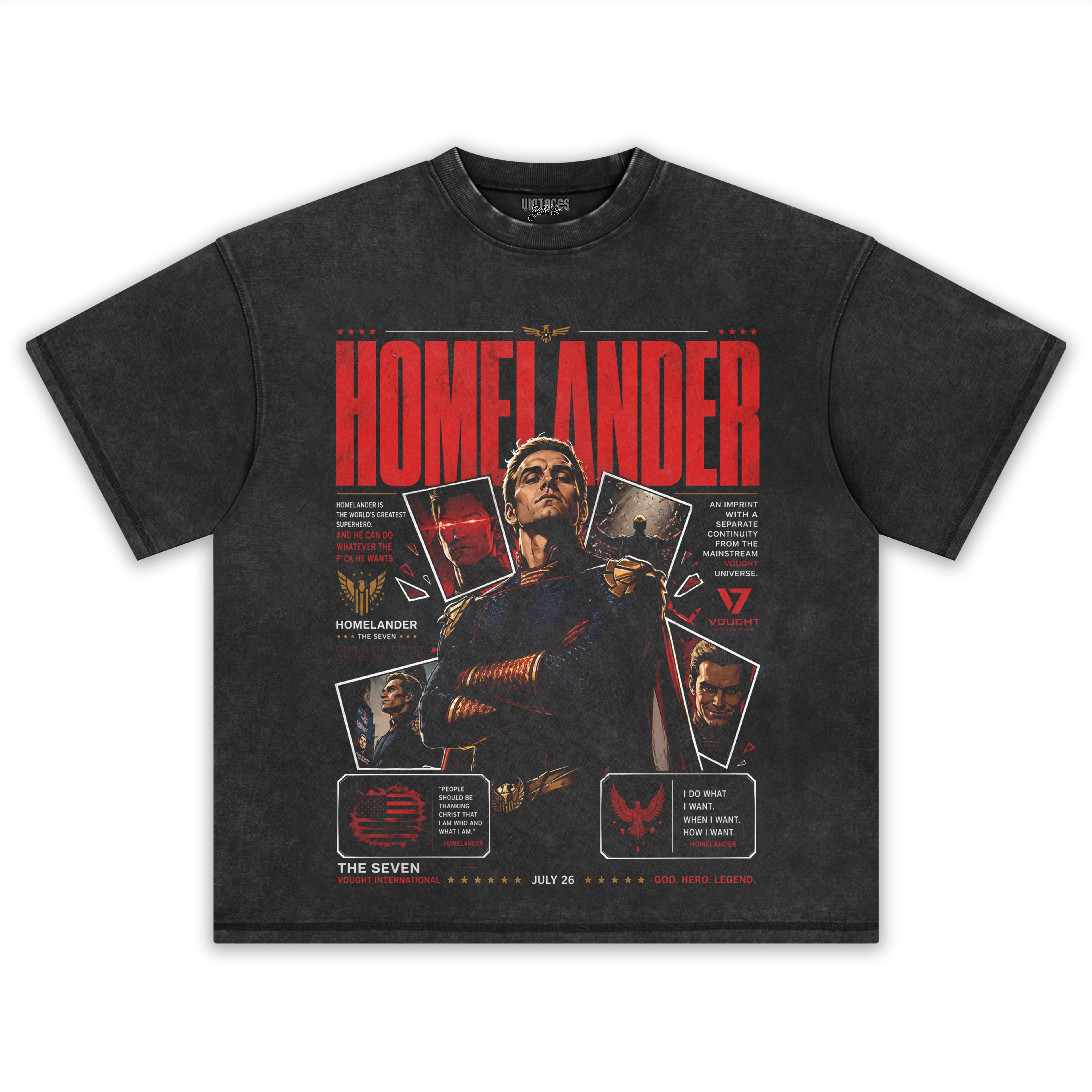THE BOYS - HOMELANDER V4 TANK TOP & TEE & LONG SLEEVE & LAYERED LS & HOODIE