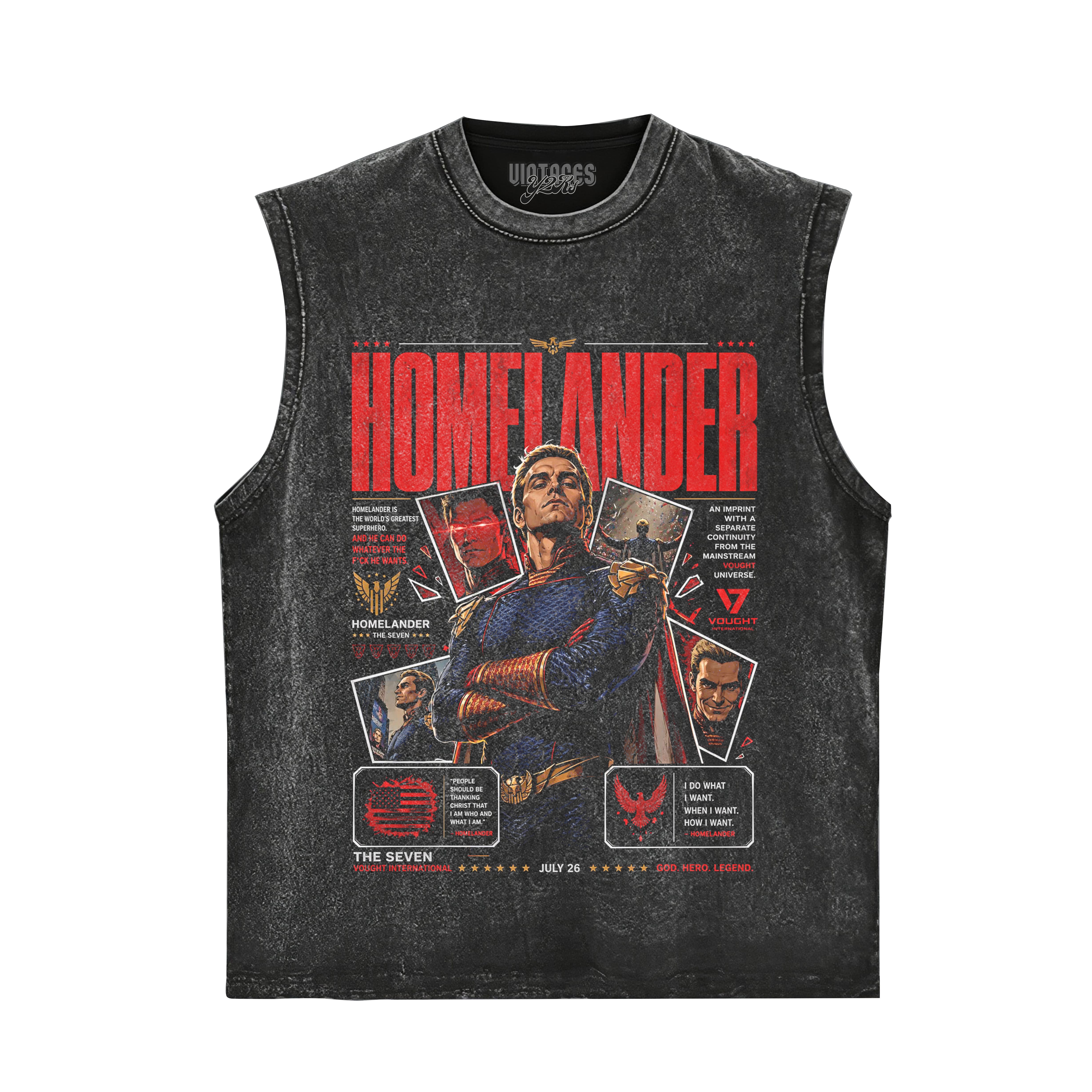 THE BOYS - HOMELANDER V4 TANK TOP & TEE & LONG SLEEVE & LAYERED LS & HOODIE