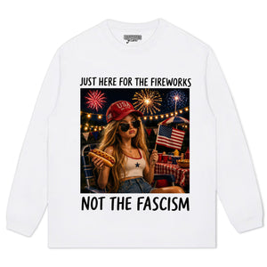 THE FIREWORKS FUNNY 4TH OF JULY - BARBIE DOLL MEME TANK TOP & TEE & LONG SLEEVE & LAYERED LS & HOODIE