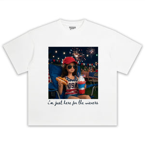 THE FIREWORKS FUNNY 4TH OF JULY - BARBIE DOLL MEME V2 TANK TOP & TEE & LONG SLEEVE & LAYERED LS & HOODIE