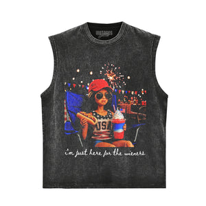 THE FIREWORKS FUNNY 4TH OF JULY - BARBIE DOLL MEME V2 TANK TOP & TEE & LONG SLEEVE & LAYERED LS & HOODIE
