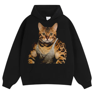 THE FITNESS CAT V8 TANK TOP & TEE & LONG SLEEVE & LAYERED LS & HOODIE
