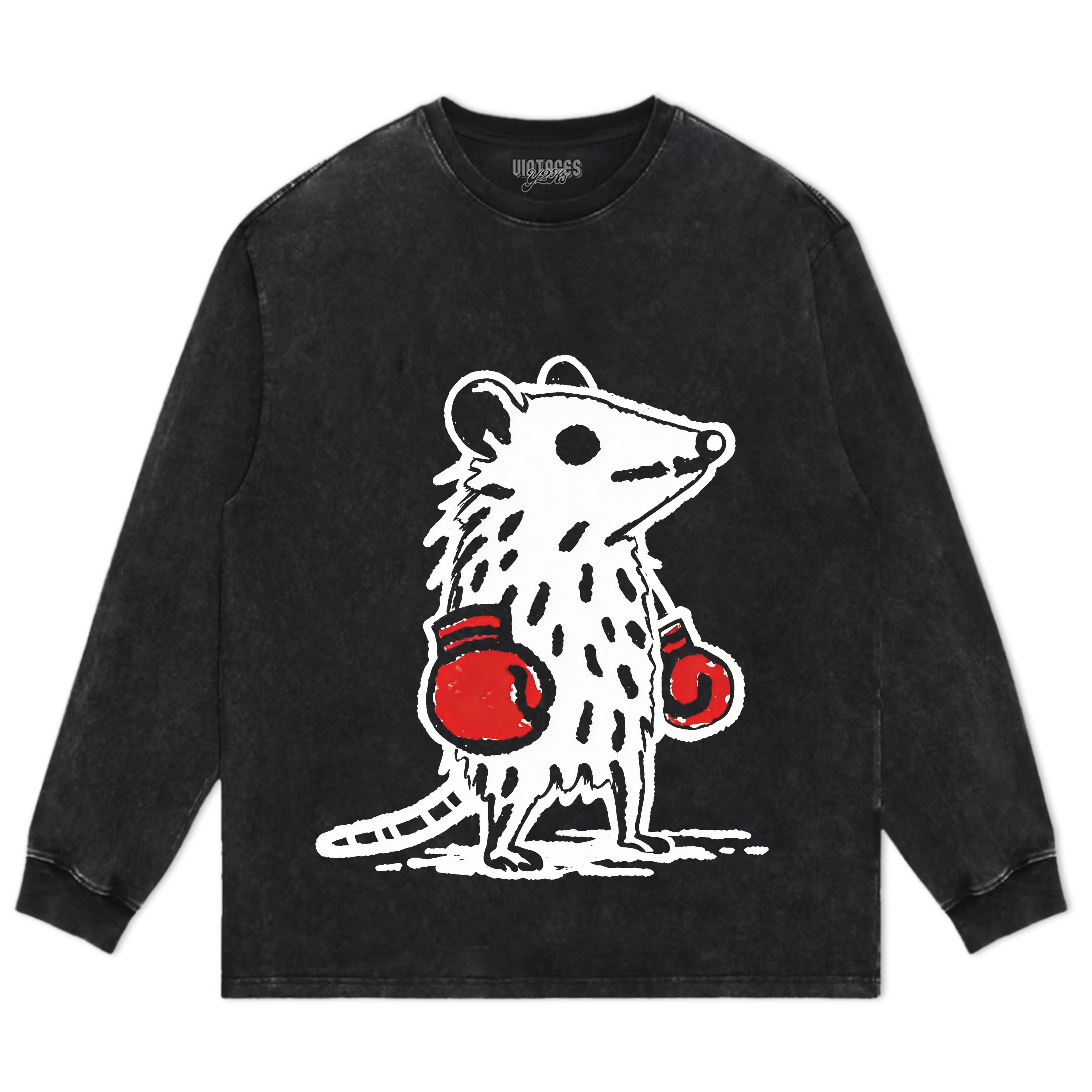 THE MOUSE BOXER TANK TOP & TEE & LONG SLEEVE & LAYERED LS & HOODIE