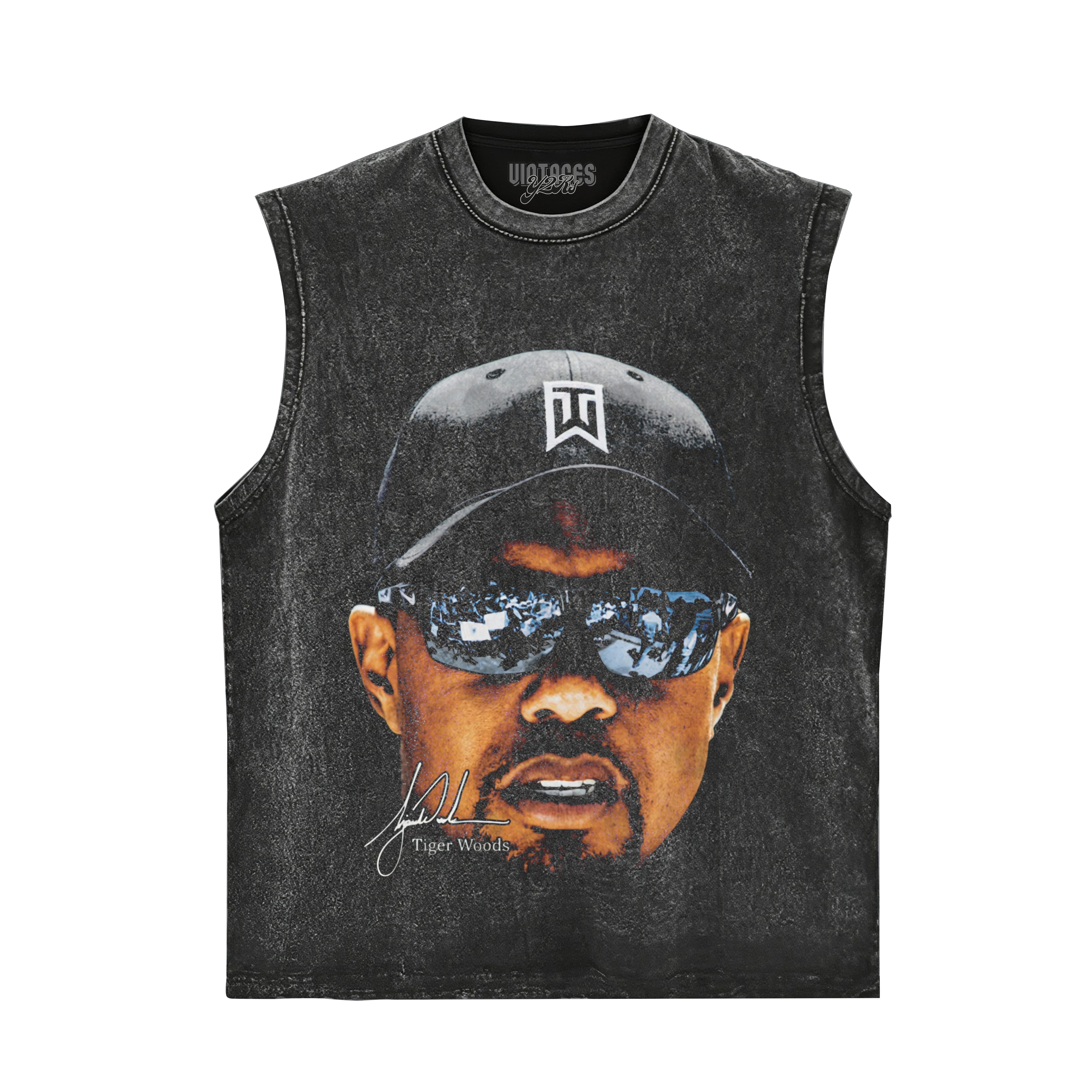 TIGER WOODS BIG FACE TANK TOP & TEE & LONG SLEEVE & LAYERED LS & HOODIE