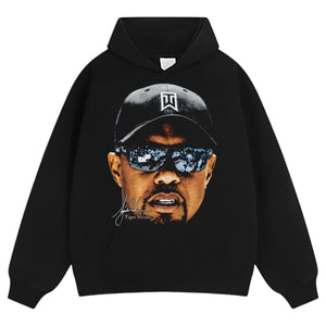 TIGER WOODS BIG FACE TANK TOP & TEE & LONG SLEEVE & LAYERED LS & HOODIE