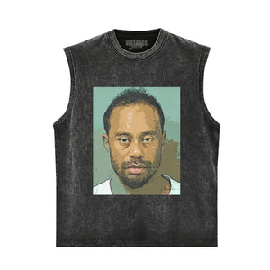 TIGER WOODS MUGSHOT TANK TOP & TEE & LONG SLEEVE & LAYERED LS & HOODIE