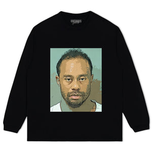 TIGER WOODS MUGSHOT TANK TOP & TEE & LONG SLEEVE & LAYERED LS & HOODIE