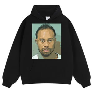 TIGER WOODS MUGSHOT TANK TOP & TEE & LONG SLEEVE & LAYERED LS & HOODIE