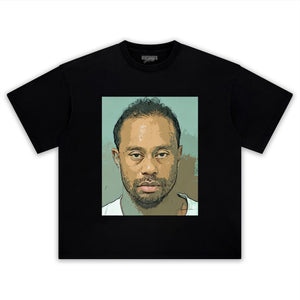 TIGER WOODS MUGSHOT TANK TOP & TEE & LONG SLEEVE & LAYERED LS & HOODIE