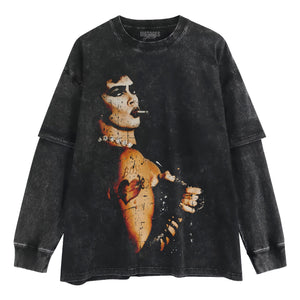 TIM CURRY - THE ROCKY HORROR PICTURE SHOW TANK TOP & TEE & LONG SLEEVE & LAYERED LS & HOODIE