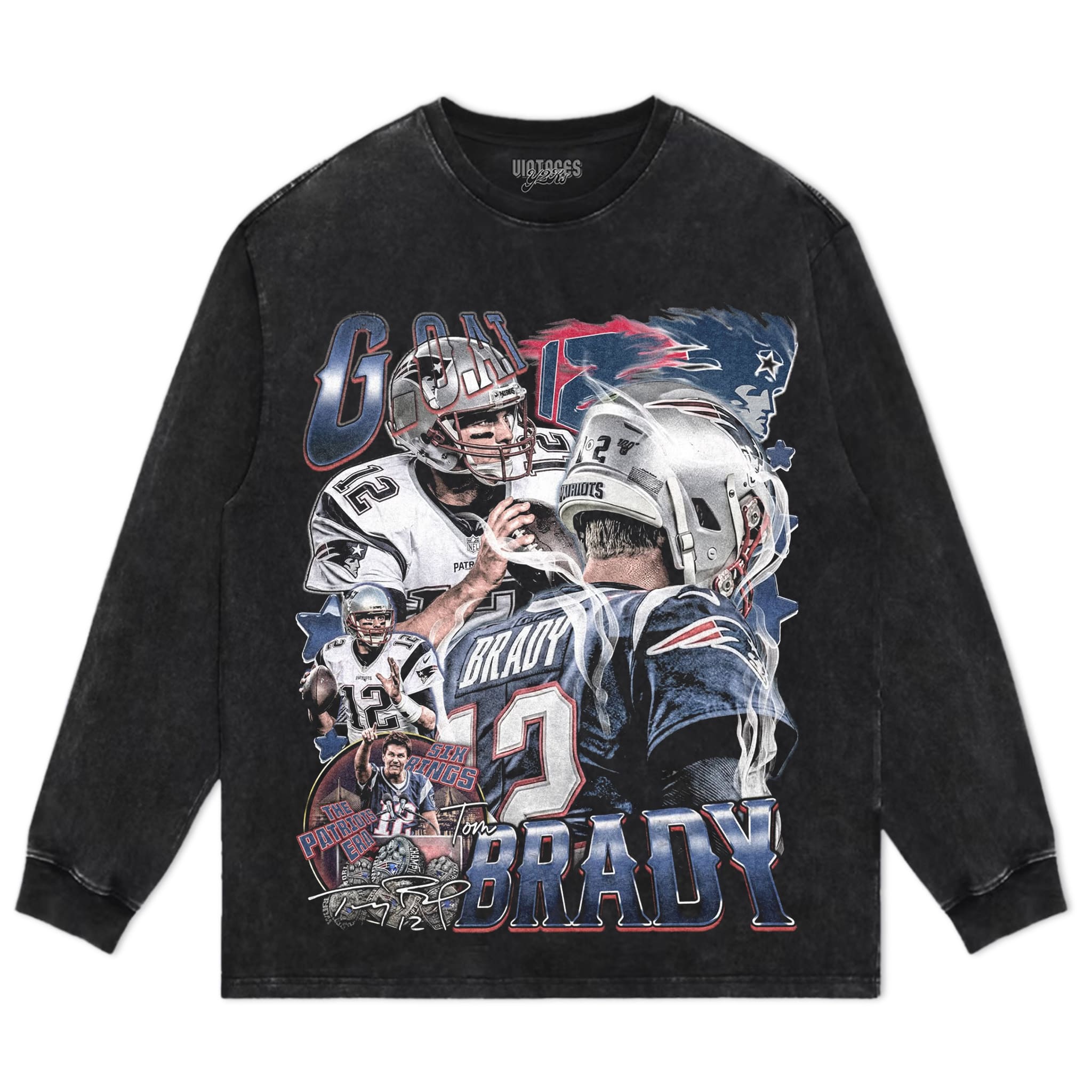 TOM BRADY - GREATEST LEGENDARY QUARTERBACK TANK TOP & TEE & LONG SLEEVE & LAYERED LS & HOODIE
