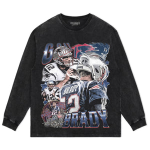 TOM BRADY - GREATEST LEGENDARY QUARTERBACK TANK TOP & TEE & LONG SLEEVE & LAYERED LS & HOODIE