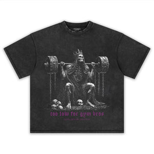 TOO LOW FOR GYM BROS GOLD TANK TOP & TEE & LONG SLEEVE & LAYERED LS & HOODIE