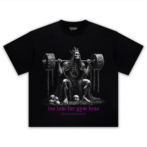 TOO LOW FOR GYM BROS GOLD TANK TOP & TEE & LONG SLEEVE & LAYERED LS & HOODIE